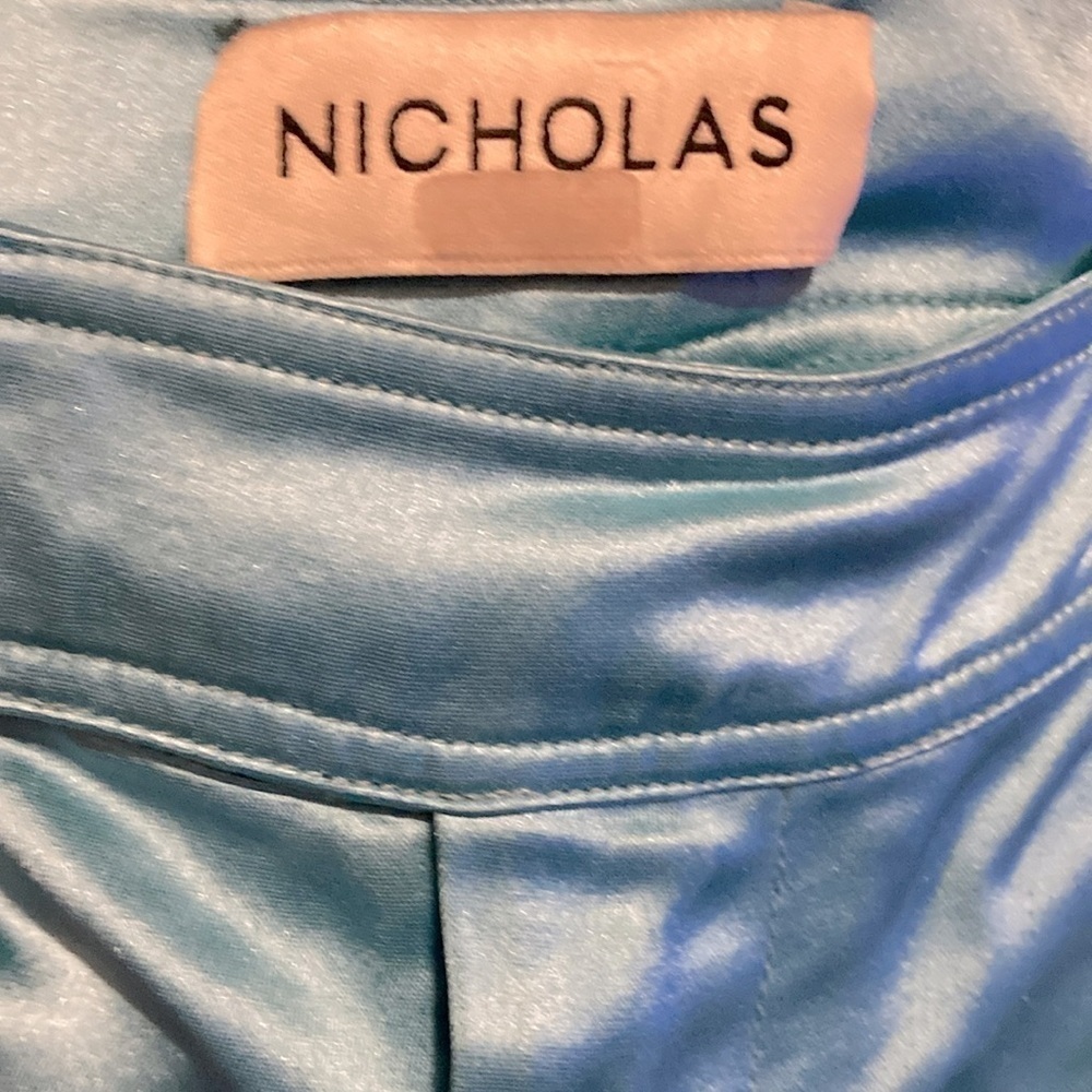 Nicholas Nori Utilitarian Drawcord Pant Blue size 4 - Picture 7 of 15
